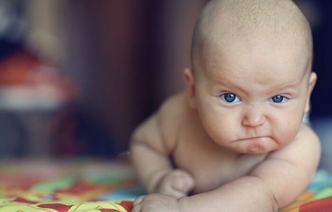 angry baby